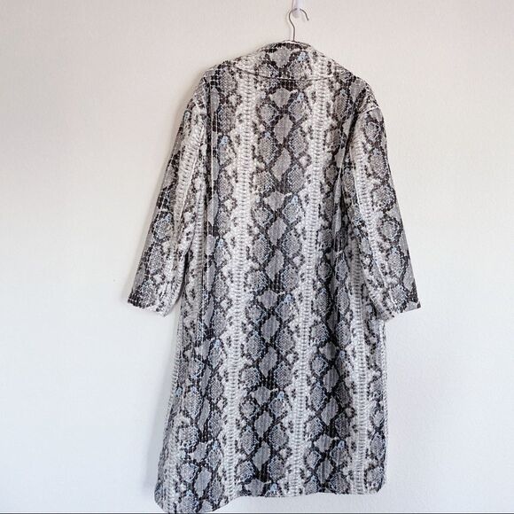 STAND STUDIO Tasia Faux fur Python Print Coat FR36 - Picture 12 of 13